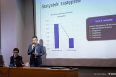 Finał wojewódzki I edycji konkursu „NAUKOLATEK – Nastoletni Naukowiec”. Uczniowie I LO w Krośnie,