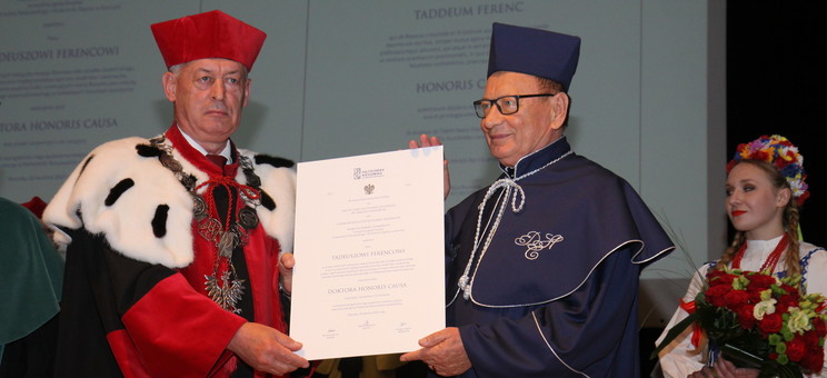 [VIDEO, FOTO] Jedenasty tytuł doktora honoris causa Politechniki Rzeszowskiej przyznany
